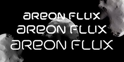 Areon Flux Font Poster 3