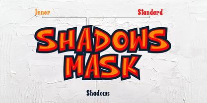 The Bolder Shadow Font Poster 2