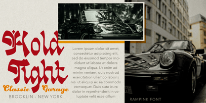 Rampink Font Poster 4