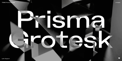 Prisma Grotesk Font Poster 1