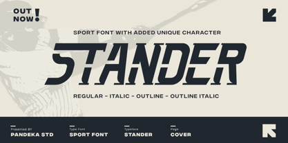 Stander Font Poster 1