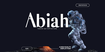 Abiah Font Poster 1