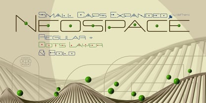Neospace Expanded Font Poster 2