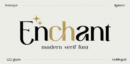 Enchant Font Poster 1