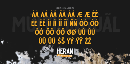 Heran Font Poster 7