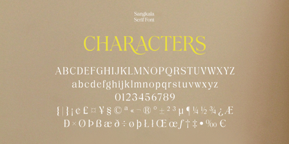 Sangkala Font Poster 14