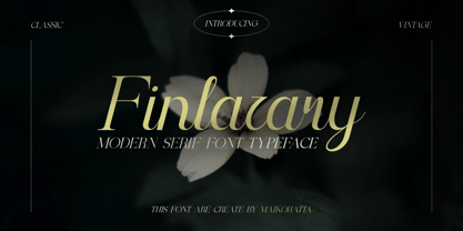 Finlazary Font Poster 1