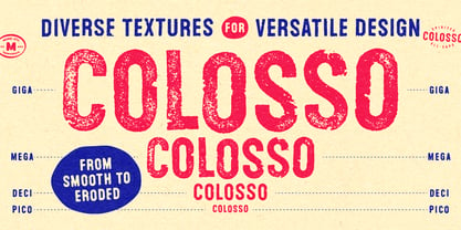 Colosso Font Poster 4