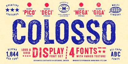 Colosso Font Poster 1