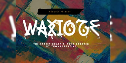 Waxioze Font Poster 1