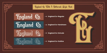 England Co Font Poster 7
