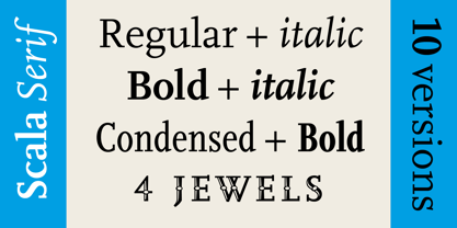 Scala Pro Font Poster 14