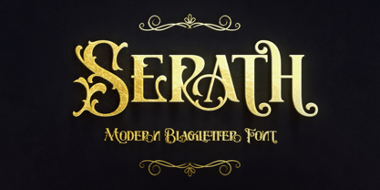 Serath Font Poster 1