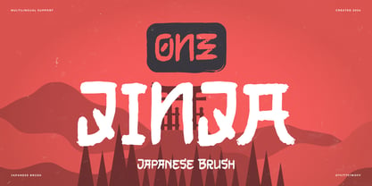 One Jinja Font Poster 1