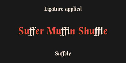 MC Suffely Font Poster 4