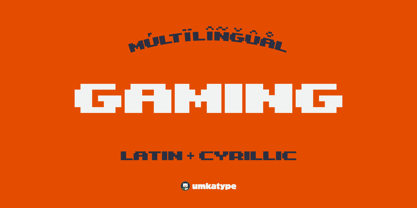 Gaming Font Poster 12