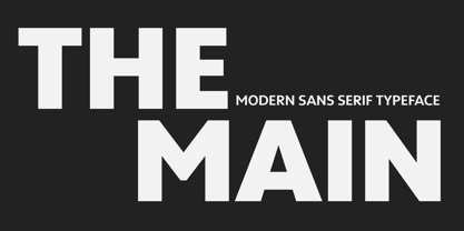 The Main Font Poster 1