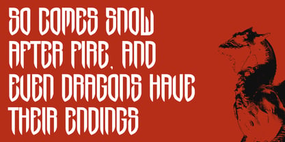 MC Dark Dragon Font Poster 5