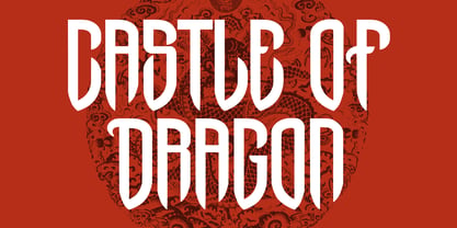 MC Dark Dragon Font Poster 2