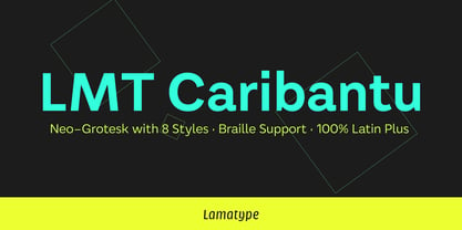 LMT Caribantu Font Poster 1