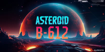 SDAsteroid B612 Font Poster 1