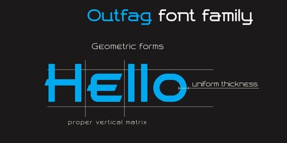 Outfag Font Poster 5