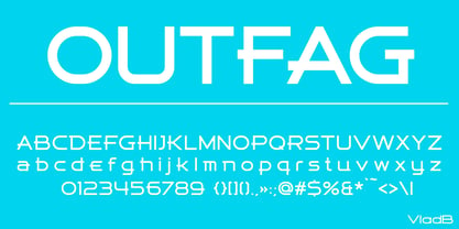 Outfag Font Poster 3