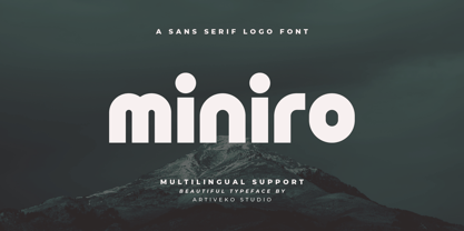 Miniro Font Poster 1