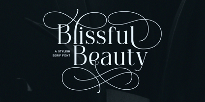 Blissful Beauty Font Poster 1