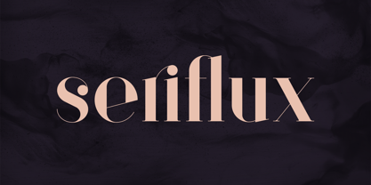 Seriflux Font Poster 1