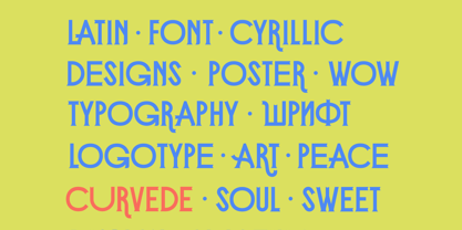 Curvede Pro Font Poster 3