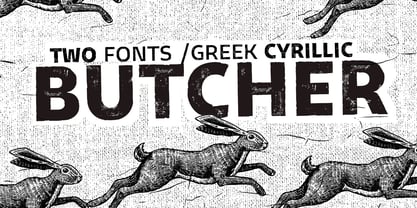Butcher Font Poster 1