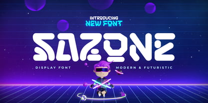 Sazone Font Poster 1