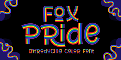 Fox Pride Font Poster 1