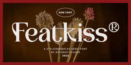 Featkiss Font Poster 1