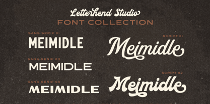 Meimidle Font Poster 2