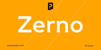 Zerno Font Poster 1