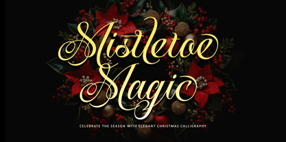 Mistletoe Magic Font Poster 1