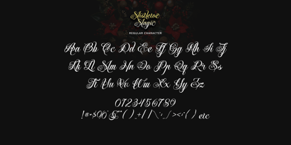 Mistletoe Magic Font Poster 10