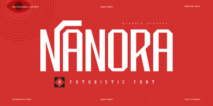 Nanora Font Poster 1