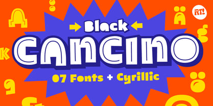 CANCINO BLACK Font Poster 1