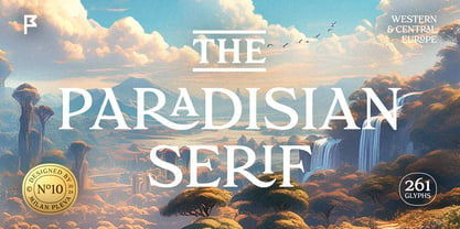 Paradisian Serif Font Poster 1