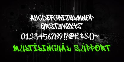 Xhaome Graffiti Font Poster 2