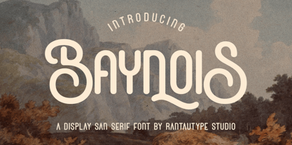 Baynois Font Poster 1