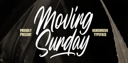 Moving Sunday Font Poster 1