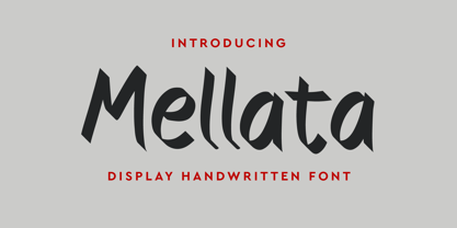 Mellata Font Poster 1