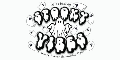 Spooky Vibes Font Poster 1