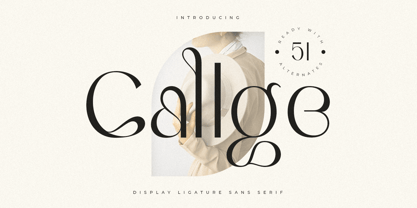 Callge Style Font Poster 1