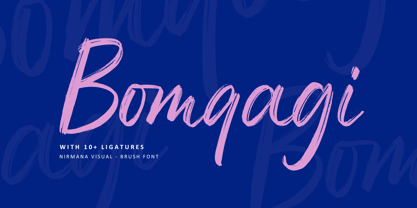 Bomqagi Font Poster 1