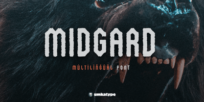 Midgard Font Poster 1